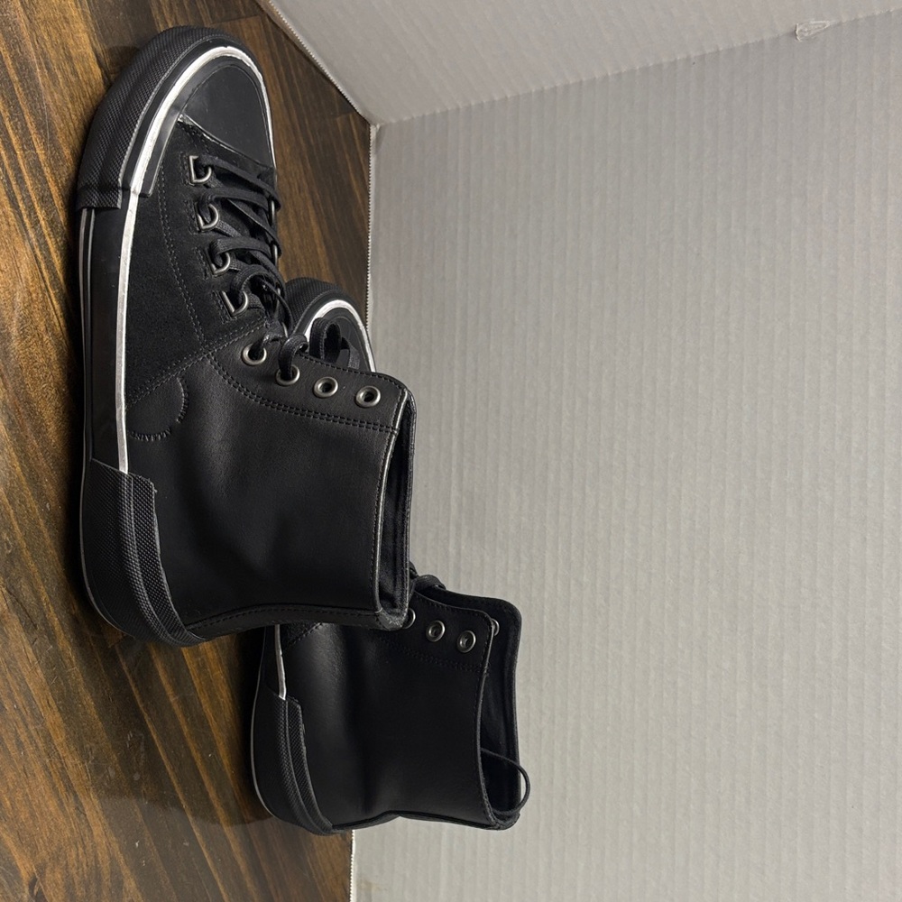 All Saints Black High-Top Athletic Shoes Sz. 11 Appear to be not worn